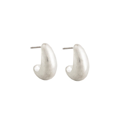 Silver earring pod