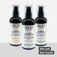 Load image into Gallery viewer, Shave with valor - Castile face, hand &amp; body wash