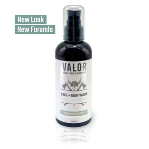 Shave with valor - Castile face, hand & body wash