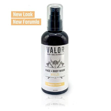 Load image into Gallery viewer, Shave with valor - Castile face, hand &amp; body wash