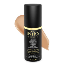 Load image into Gallery viewer, INIKA - Certified Organic Liquid Foundation with Hyaluronic Acid