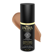 Load image into Gallery viewer, INIKA - Certified Organic Liquid Foundation with Hyaluronic Acid